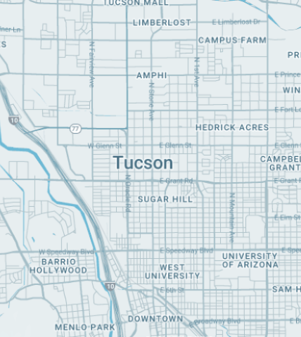 Tuscon Map
